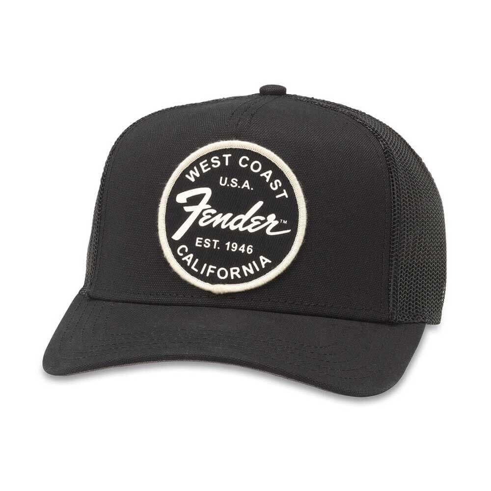 California Country Trucker Hat - Black