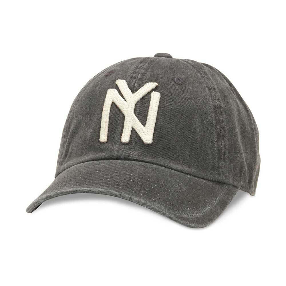 New York Black Yankees Hats: Black Strapback Dad Hat | Negro League