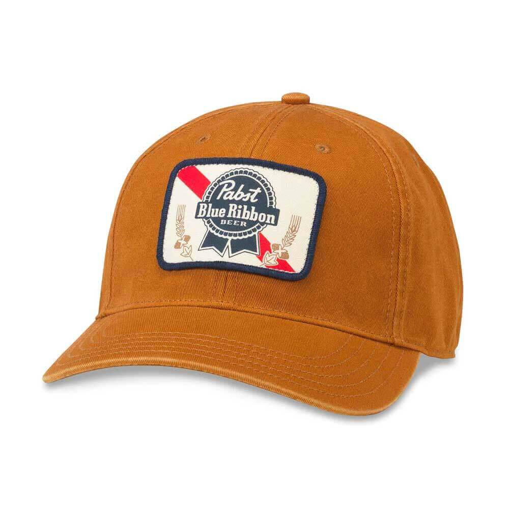 American-Needle-Pabst-Blue-Ribbon-Beer-PBR-Hazel-Strapback-Dad-Hat_HatProShop-HPS-Hat-pro-Shop-Com