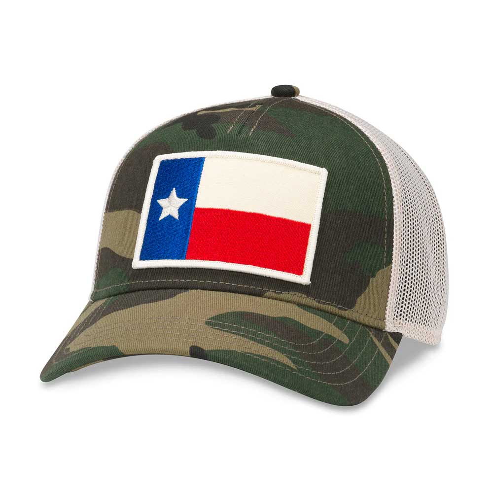 Camo Snap Back Trucker Hat by American Hat Makers