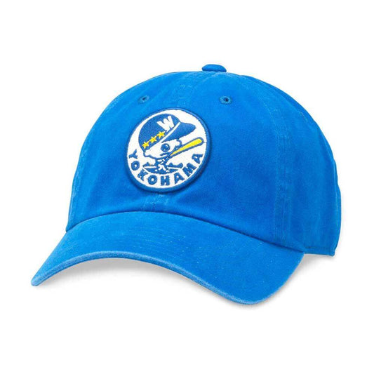 American-Needle-Yokohama-Whales-Nippon-Japanese-League-Baseball-Blue-Adjustable-Buckle-Strap-Dad-Hat-HPS-Hat-pro-Shop-Com
