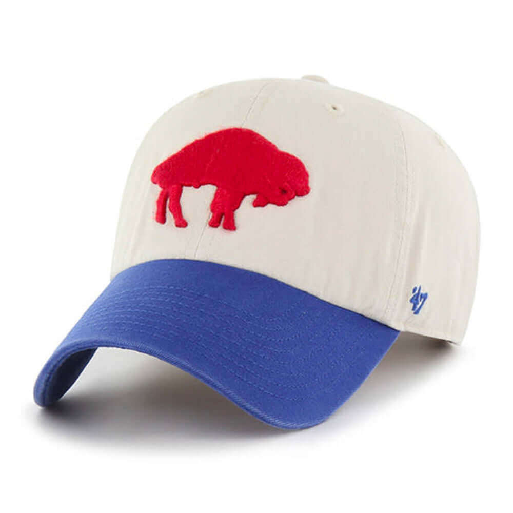 Buffalo Bills Hat: Legacy Bone Sidestep Cleanup | '47 Brand