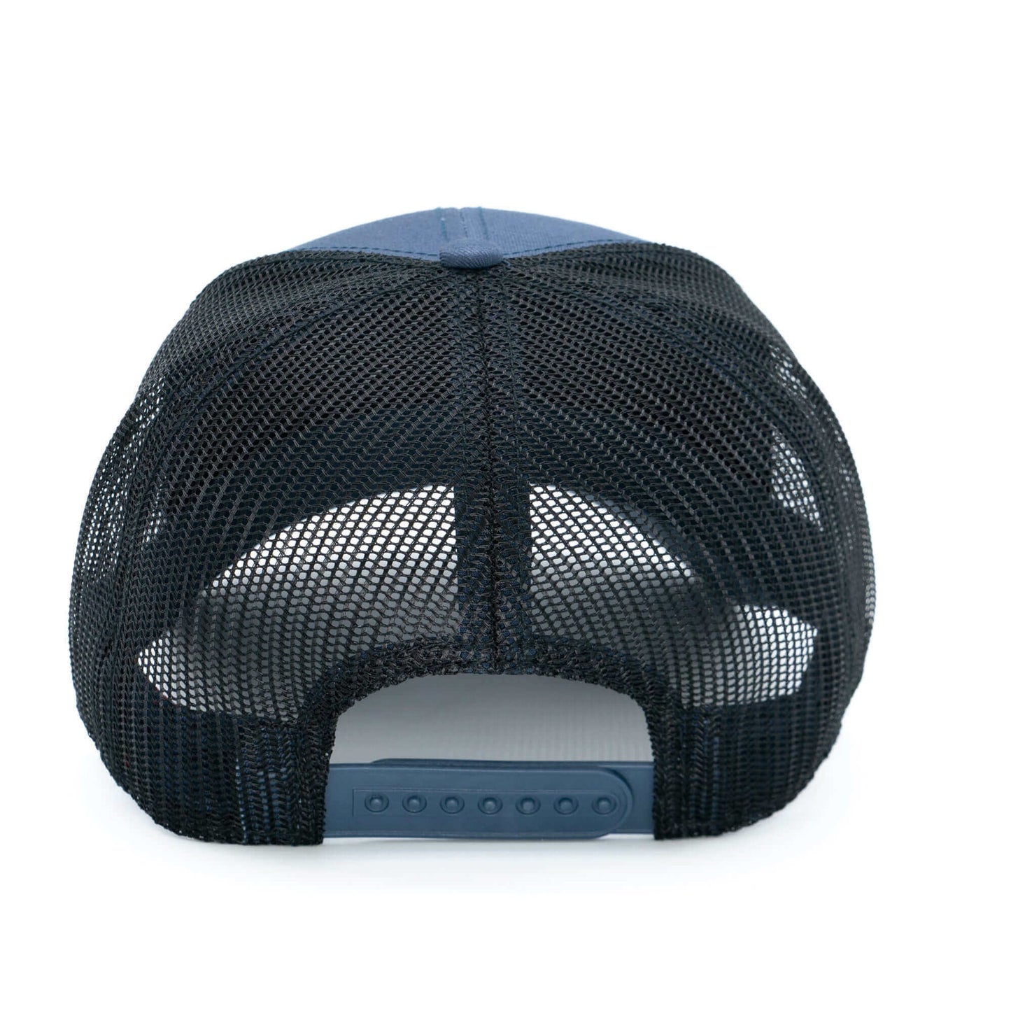 Ford Bronco Hat: Navy/Black Snapback Trucker Hat | Vintage Brands | Back