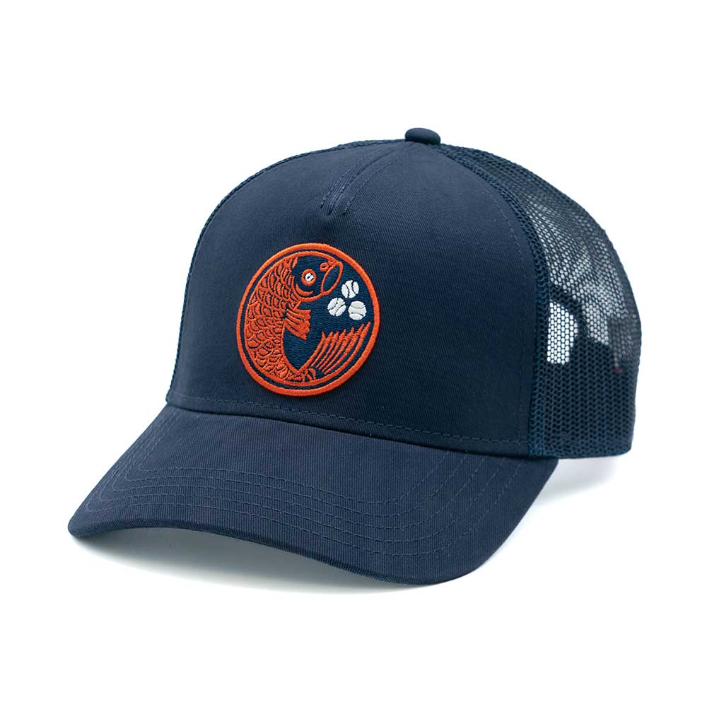 Hiroshima Toyo Carp Hats: Navy Trucker Hat | Nippon League