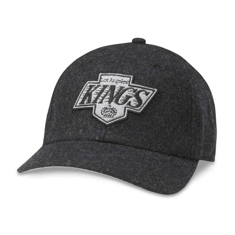Los Angeles Kings Hat: Black Strapback Dad Hat | Official NHL Hats