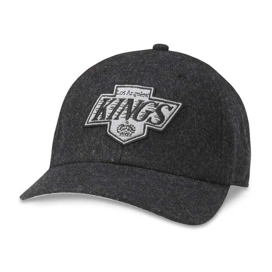 Los Angeles Kings Hat: Black Strapback Dad Hat | Official NHL Hats