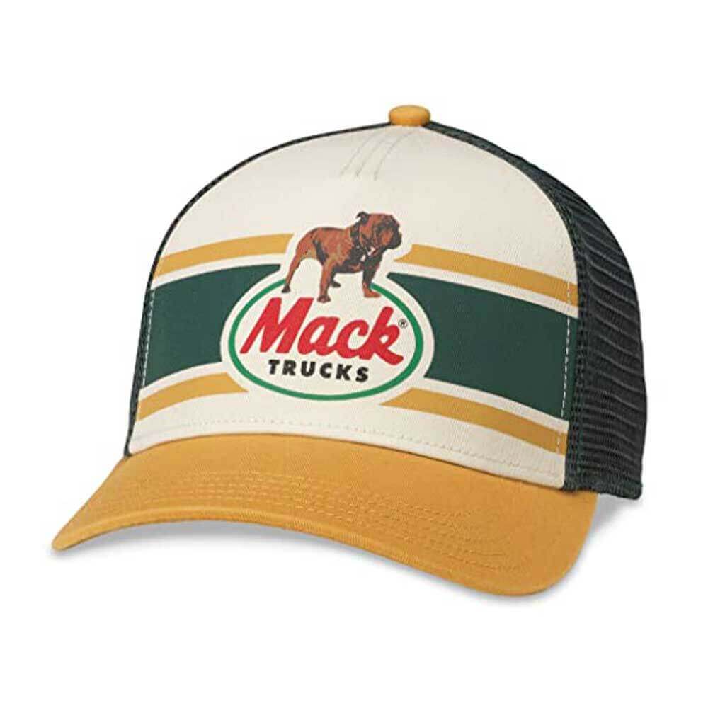 American Needle Sinclair Mack Trucks Trucker Snapback Hat, Green, Plastic