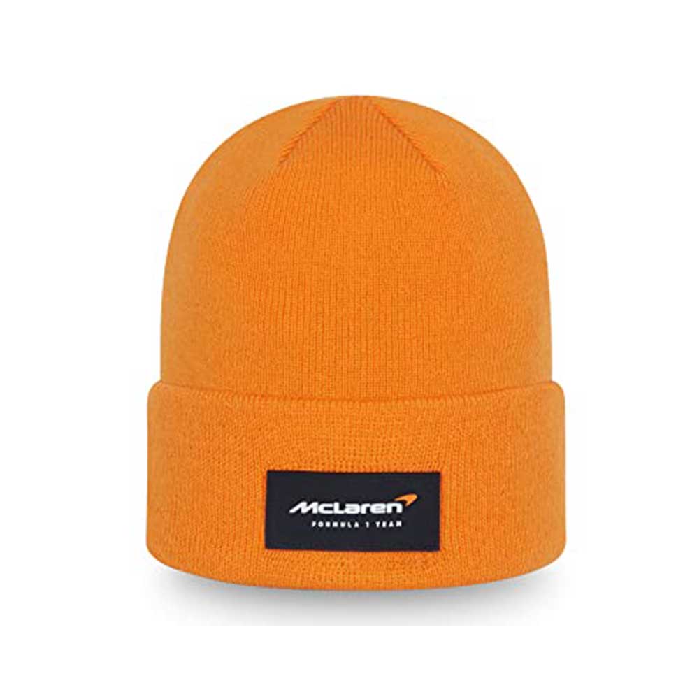 New Era McLaren F1 Orange Beanie
