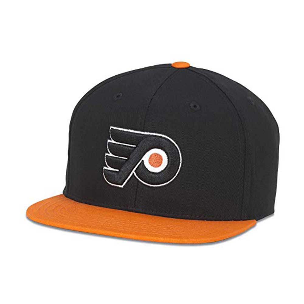 Philadelphia Flyers American Needle Blockhead Snapback Hat - Black/Orange