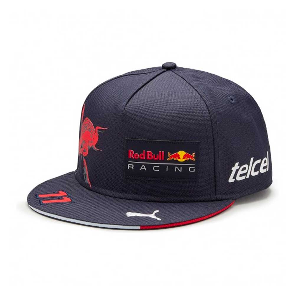 Red Bull Racing Hat Sergio Perez Snapback Flat Brim F1