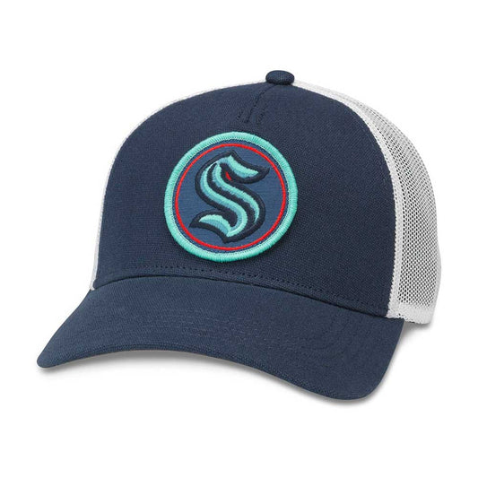 American-Needle-Seattle-Kraken-NHL-White-Navy-Snapback-Trucker-Hat-HPS-Hat-pro-Shop-Com