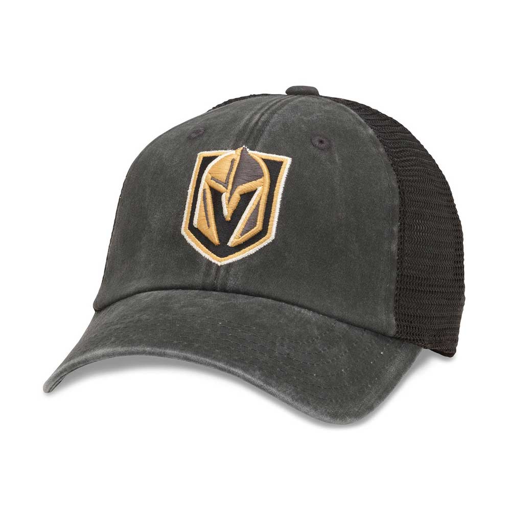 Vegas Golden Knights Team Logo Pride Adjustable Hat - Black