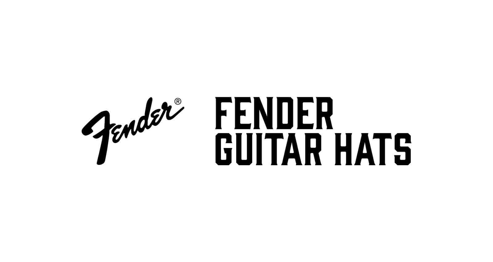 Fender Guitars Hats | Officially Licensed Headwear | Popular