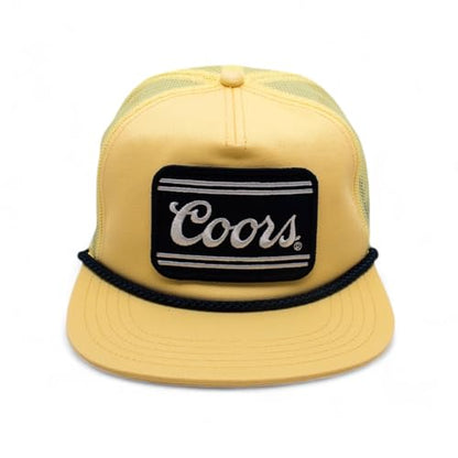 AMERICAN NEEDLE Officially Licensed COORS Beer Snapback Rope HAT, Light ICE/Black Authentic, New