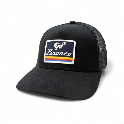 AMERICAN NEEDLE Officially Licensed Ford Bronco Valin Adjustable Trucker Hat Black