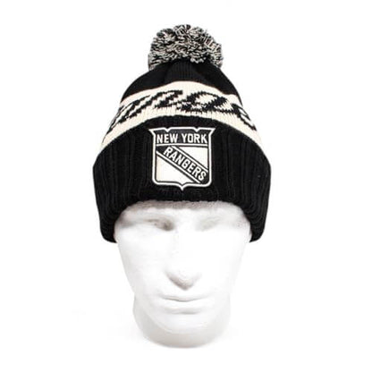 AMERICAN NEEDLE Officially Licensed NHL Adeline Pom Knit Beanie, New York Rangers Winter Hat, Authentic, New