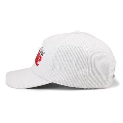 AMERICAN NEEDLE Officially Licensed Coca-Cola Hat, Diet Coke Balsam Corduroy Cap, Snapback, Authentic, New White