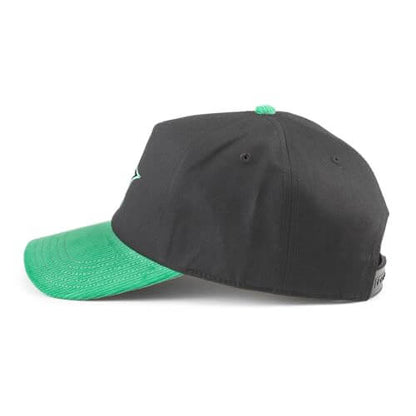 AMERICAN NEEDLE Dallas Stars NHL Burnett Adjustable Snapback Baseball Hat, Black/Kelly Green (23020A-DAS-BKKL)