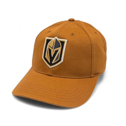 AMERICAN NEEDLE Officially Licensed NHL HEPCAT Strapback Cap, National Hockey League Vegas Golden Knights Team HAT, Hazel Brown, Authentic, New