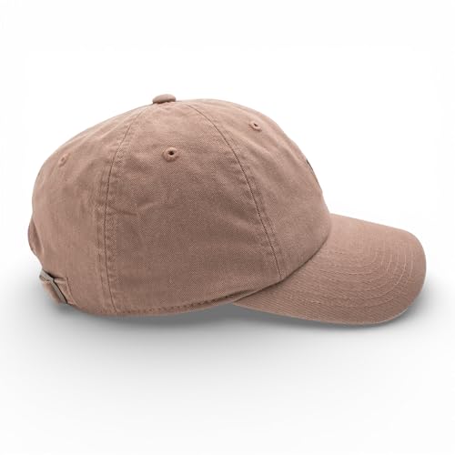 AMERICAN NEEDLE Smokey Bear Adjustable Buckle Strap Baseball Hat, Washed Micro Slouch Collection, Espresso (PI023A-SMOKEY-ESPR)