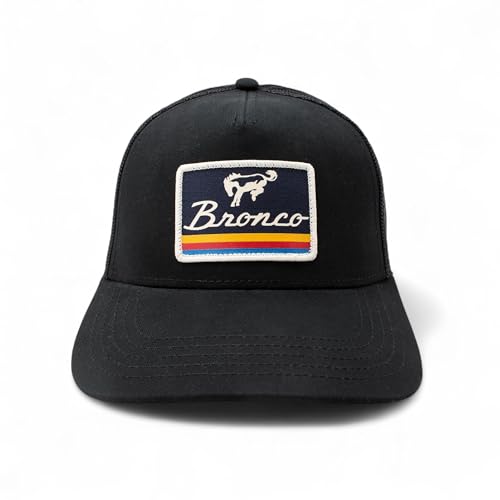 AMERICAN NEEDLE Officially Licensed Ford Bronco Valin Adjustable Trucker Hat Black