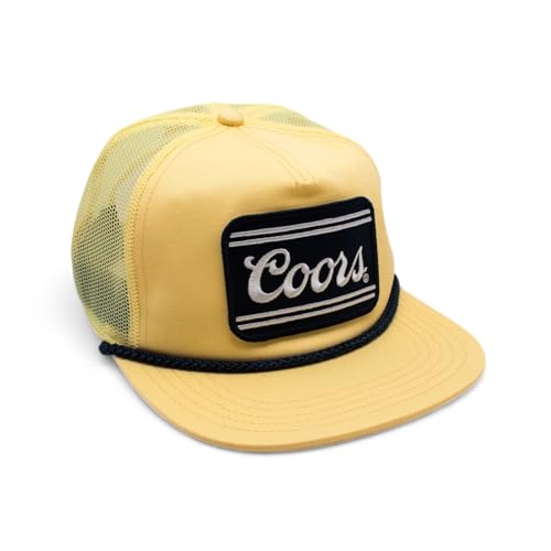 AMERICAN NEEDLE Officially Licensed COORS Beer Snapback Rope HAT, Light ICE/Black Authentic, New