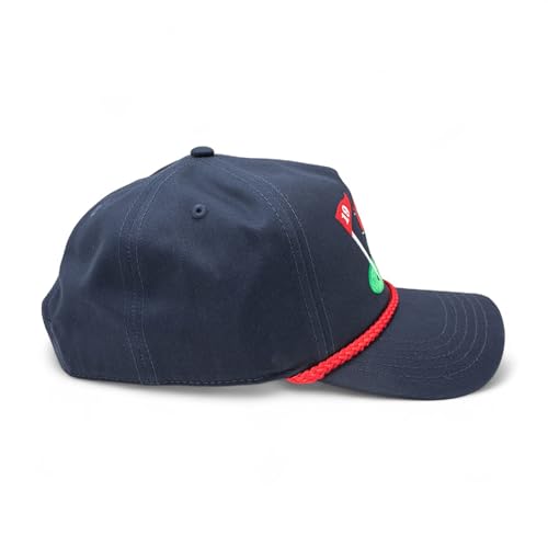 AMERICAN NEEDLE Officially Licensed COORS Light Golf HAT, Embroidered Rope Cap, Snapback, Navy/RED, Authentic, New