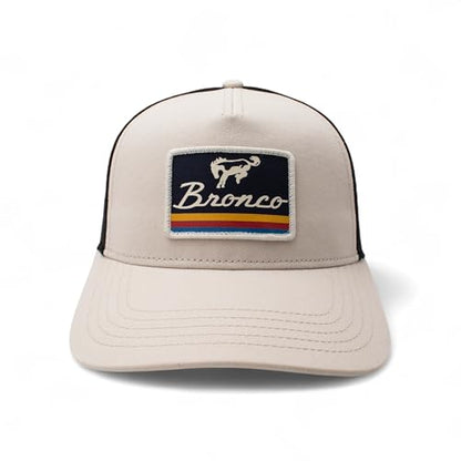 AMERICAN NEEDLE Officially Licensed Ford Bronco Valin Adjustable Trucker Hat Black Stone