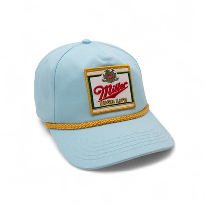 AMERICAN NEEDLE Miller High Life Beer Adjustable Snapback Baseball Hat (23008B-MHL-WHKL)