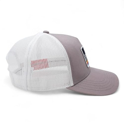 AMERICAN NEEDLE Officially Licensed Ford Bronco Valin Adjustable Trucker Hat White Grey