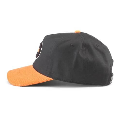 AMERICAN NEEDLE Philadelphia Flyers NHL Burnett Adjustable Snapback Baseball Hat, Black/Orange (23020A-PHF-BLOR)