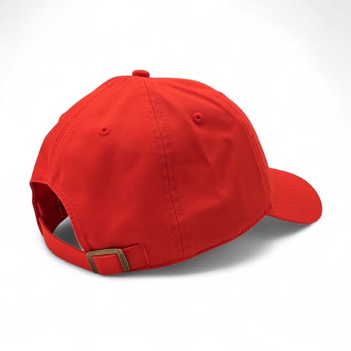 AMERICAN NEEDLE Officially Licensed Coca Cola Diet Coke Ballpark Dad Hat, Strapback Adjustable Closure, Red/White, New
