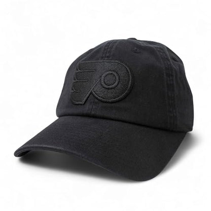 AMERICAN NEEDLE Philadelphia Flyers NHL Blue Line Tonal Adjustable Dad Cap (Black)