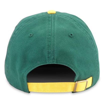 AMERICAN NEEDLE Sprite Ballpark Adjustable Hat Baseball Cap, Emerald, True Yellow, (20001A-SPRITE)