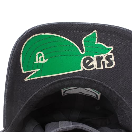 AMERICAN NEEDLE NHL Hartford Whalers Hockey Team New Raglan Adjustable Baseball Hat, Navy (36672B-HAW-NVY)