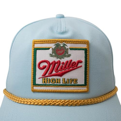 AMERICAN NEEDLE Miller High Life Beer Adjustable Snapback Baseball Hat (23008B-MHL-WHKL)