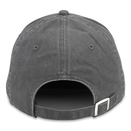 AMERICAN NEEDLE Pink Floyd Iconic Adjustable Buckle Strap Baseball Hat, Black (43910A-PFLOYD-BLK)