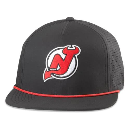 AMERICAN NEEDLE Officially Licensed NHL Hockey Buxton Pro Tech Hat, New Jersey Devils Performance Team Cap, 23003A, Authentic, New