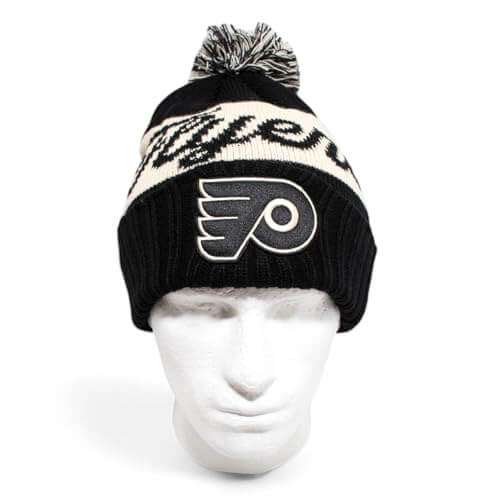 AMERICAN NEEDLE Officially Licensed NHL Adeline Pom Knit Beanie, Phildelphia Flyers Winter Hat, Authentic, New