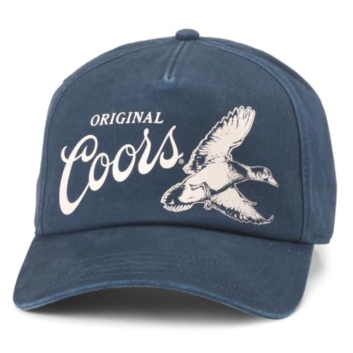 AMERICAN NEEDLE Unisex Coors Beer Walker Adjustable Snapback Baseball Hat (25002A-COORS-NAVY)