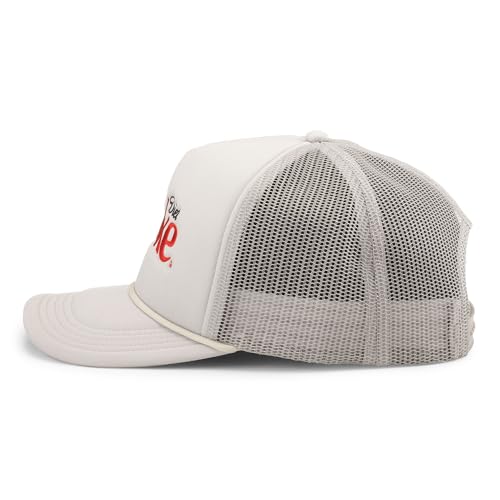 AMERICAN NEEDLE Unisex Diet Coke Foamy Roscoe Adjustable Snapback Baseball Hat (24007A-DCOKE-SILV)
