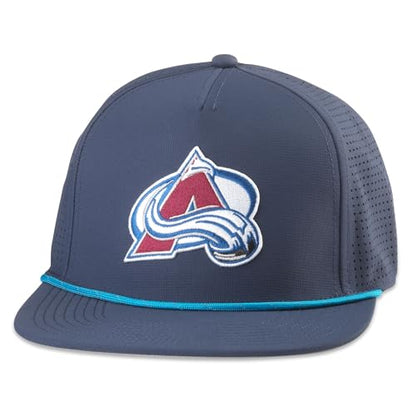 AMERICAN NEEDLE Officially Licensed NHL Hockey Buxton Pro Tech Hat, Colorado Avalanche Performance Team Cap, 23003A, Authentic, New