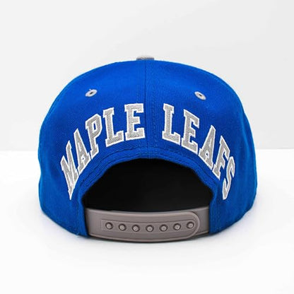 AMERICAN NEEDLE OFFICIALLLY Licensed NHL Block Letter Snapback Cap, Toronto Maple Leafs Hockey HAT, Authentic, New