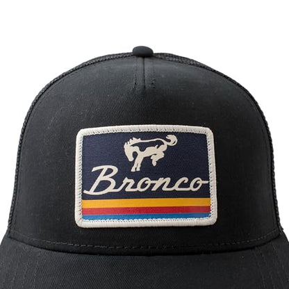 AMERICAN NEEDLE Officially Licensed Ford Bronco Valin Adjustable Trucker Hat Black