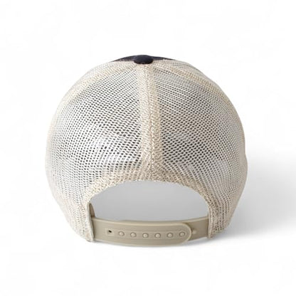 AMERICAN NEEDLE Officially Licensed NHL Hockey Orville Team Hat, Distressed, Dad Cap, Adjustable, Authentic New (Hartford Whalers (Navy/Stone))