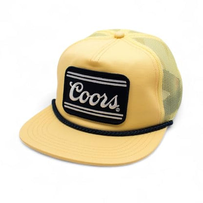 AMERICAN NEEDLE Officially Licensed COORS Beer Snapback Rope HAT, Light ICE/Black Authentic, New