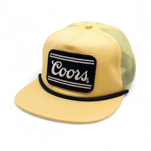 AMERICAN NEEDLE Officially Licensed COORS Beer Snapback Rope HAT, Light ICE/Black Authentic, New