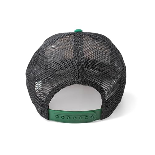 AMERICAN NEEDLE Sinclair Mack Trucks Adjustable Snapback Trucker Baseball Hat Black Ivory Emerald