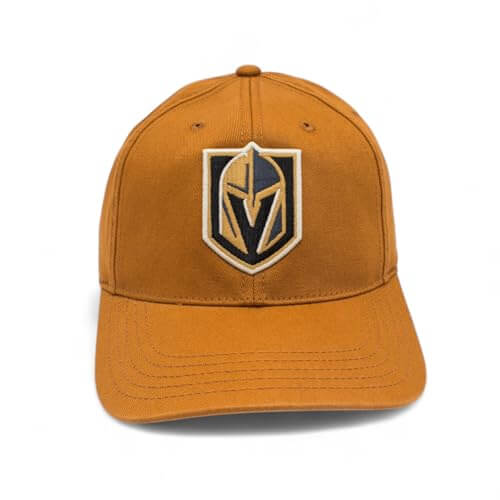 AMERICAN NEEDLE Officially Licensed NHL HEPCAT Strapback Cap, National Hockey League Vegas Golden Knights Team HAT, Hazel Brown, Authentic, New