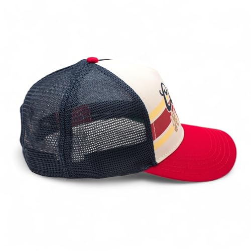 AMERICAN NEEDLE Coors Beer Sinclair Adjustable Snapback Trucker Baseball Hat Navy Ivory Red